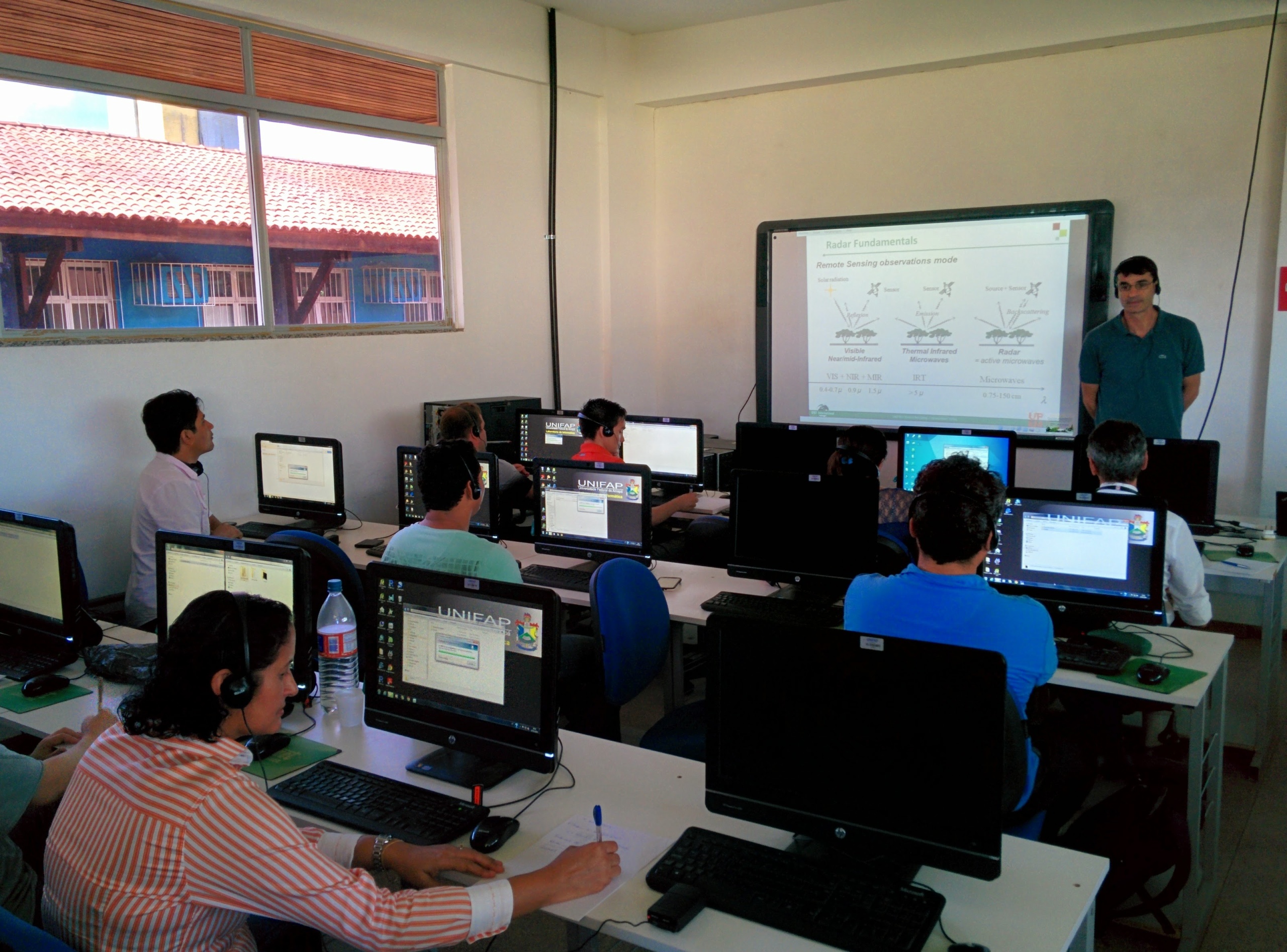 classe de formation à la télédétection