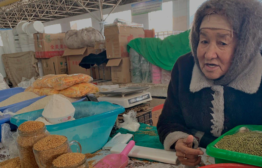 Ouzbekistan babouchka vente produits