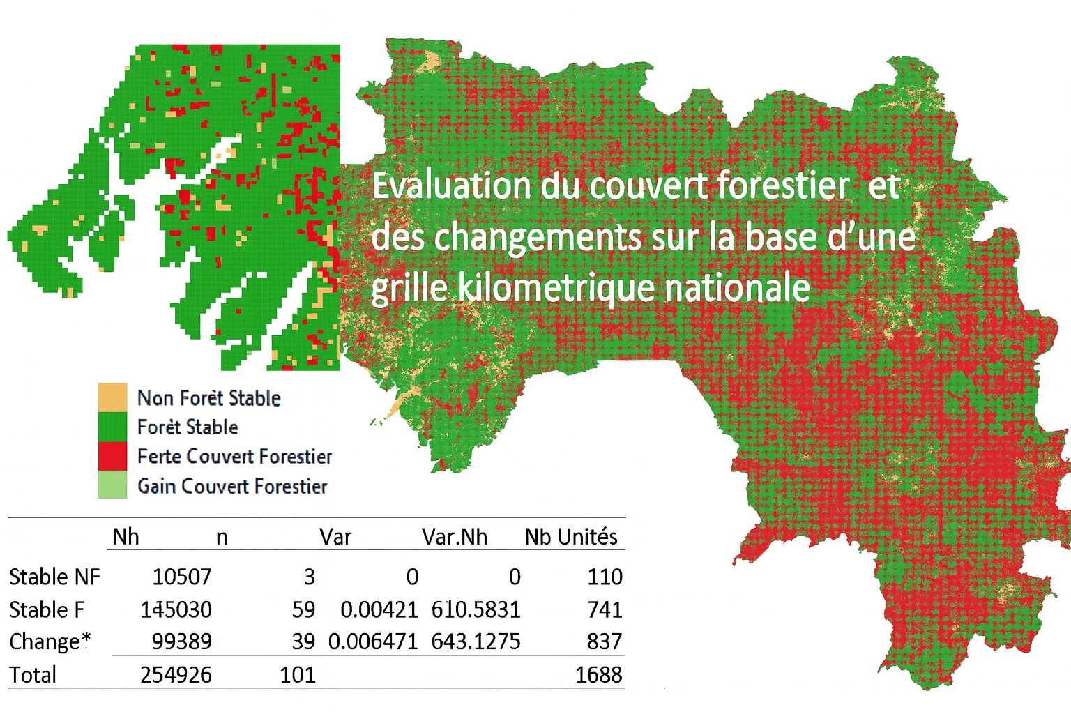 GUINEE couvert forestier